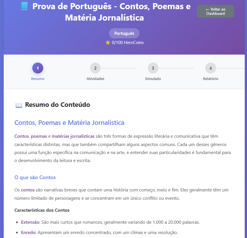 Missão de estudo criada